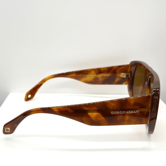 Georgia Armani Sunglasses AR8183 598833 Red Havana Brown 56mm **SEE NOTE** - Picture 9 of 12